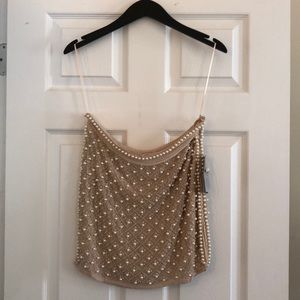 •Bebe• NWT - Zara pearl mini skirt 🔥💋